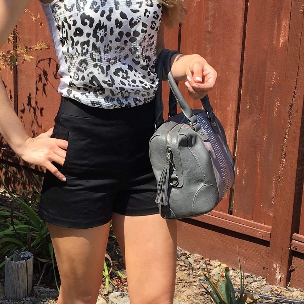Classic Black High-Waist Women’s Shorts